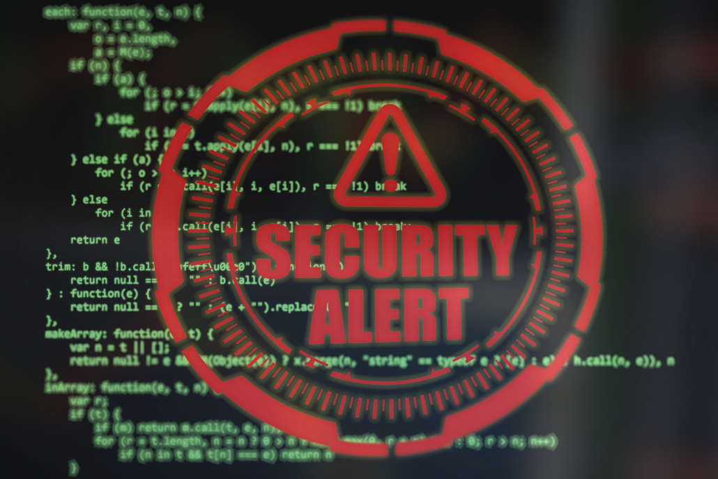 IT Security Alert im Unternehmen durch Ransomware.