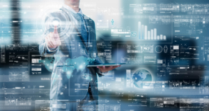 Businessman,Press,On,Digital,Screen,,Digital,Layer,Effect,,Business,Strategy Businessman,press,on,digital,screen,,digital,layer,effect,,business,strategy