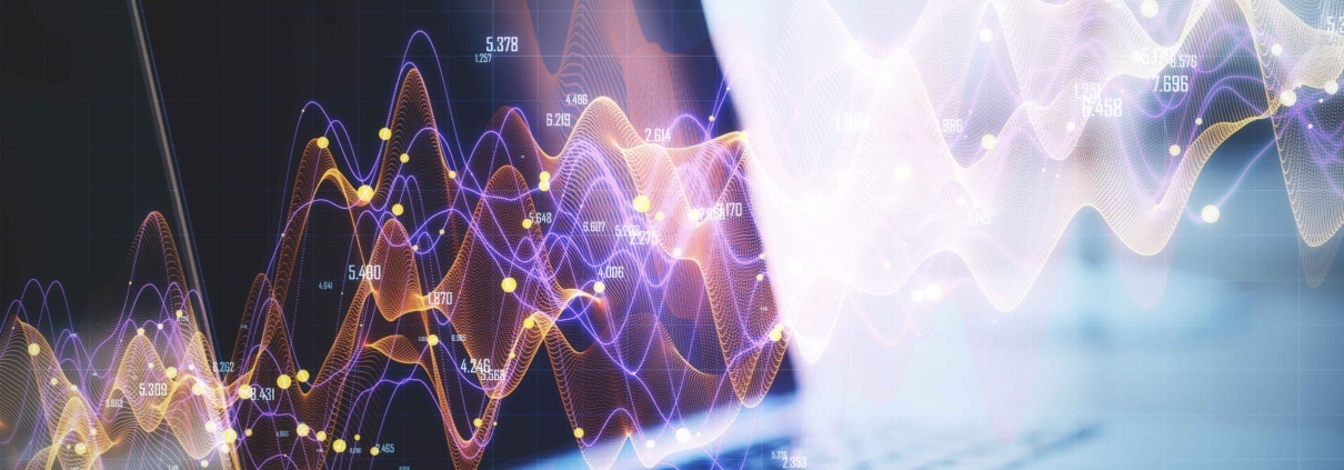 Laptop on desktop with abstract forex chart hologr 2025 10 15 01 38 38 utc