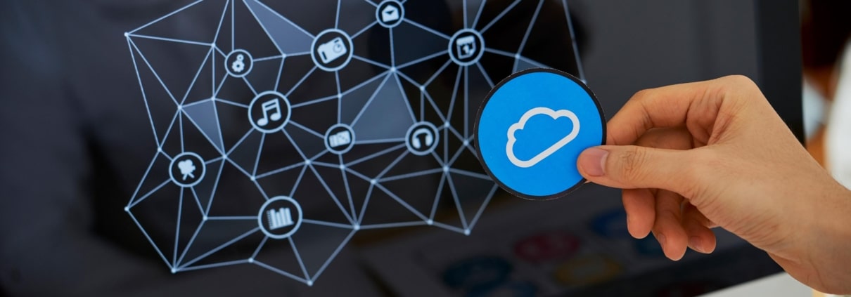 Designer Working on Cloud Service App