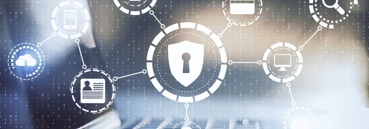 Modern workplace with laptop