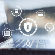 Modern workplace with laptop