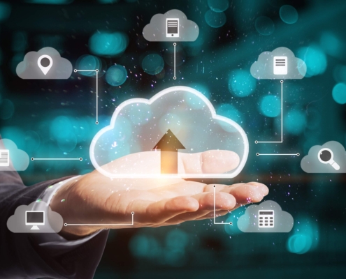 Cloud computing hand